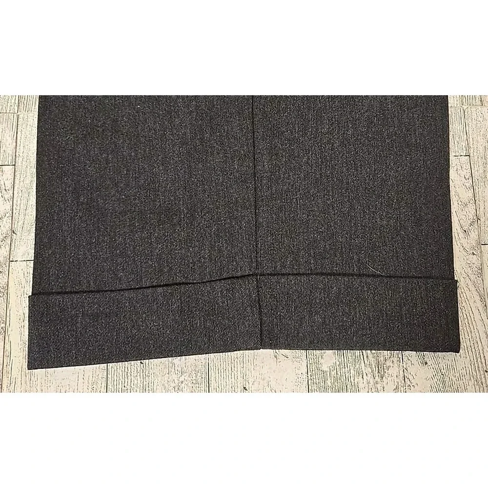 DOCKERS Pants 40x32 Dark Gray Comfort Khaki Pleated Relaxed Fit Stretch Mens NEW